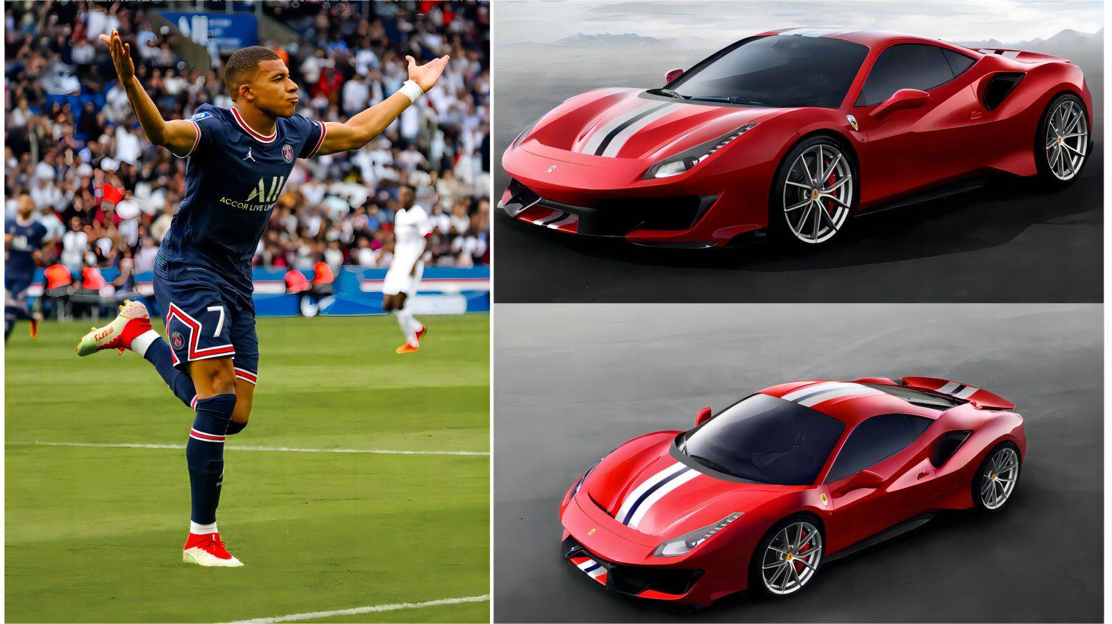 Another world at the feet of soccer stars!