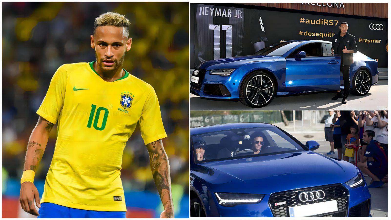 Another world at the feet of soccer stars!